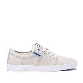 Tenis Bajos Supra STACKS II Hombre Blancas (MX-71663)